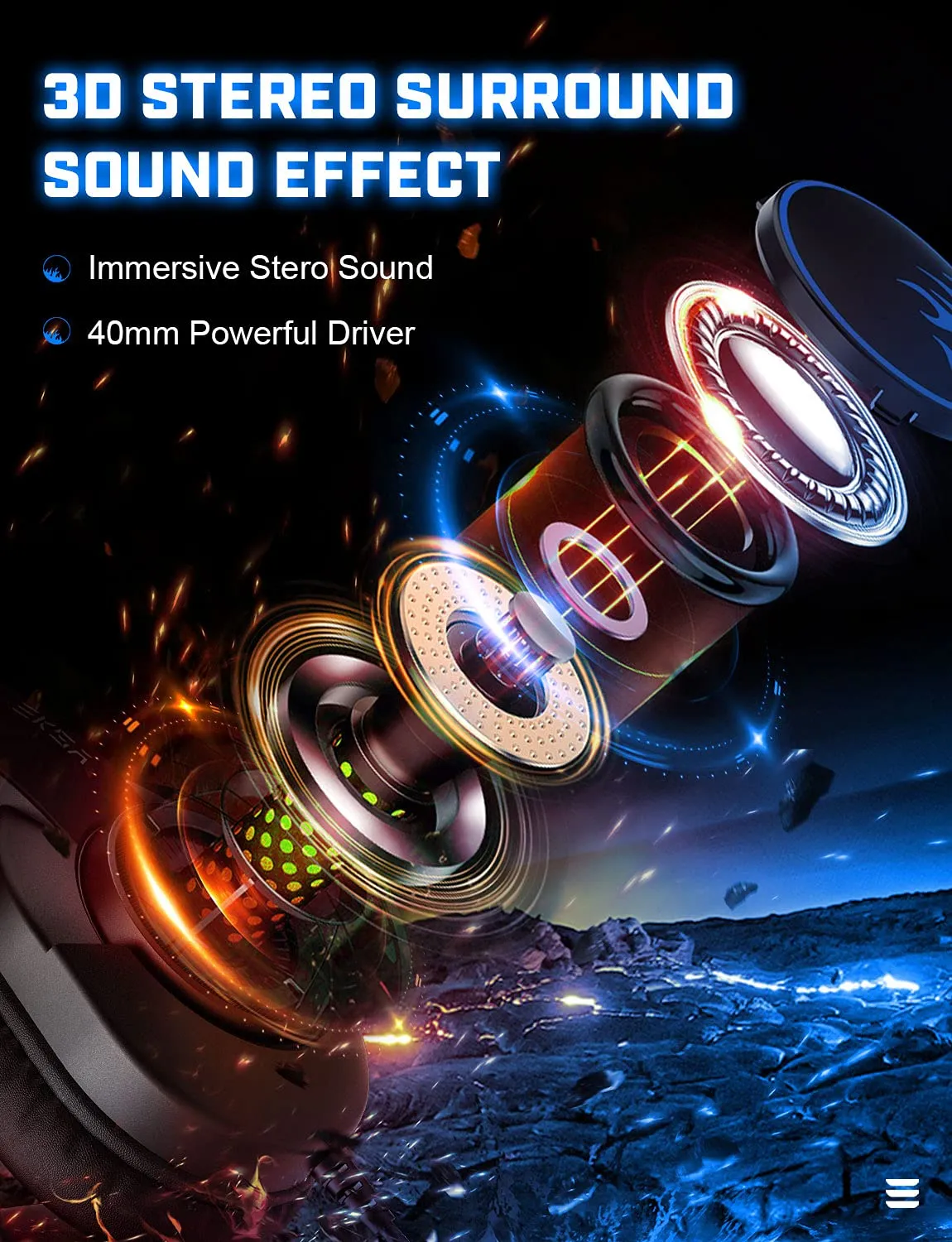 EKSA T8 Stereo Gaming Headset