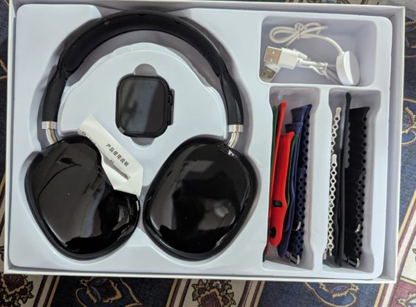 P9 Ultra 2 Smartwatch + Headphone Combo
