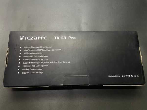 Tezarre TK-63 Pro RGB Wireless Mechanical Gaming Keyboard