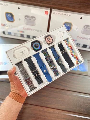 I20 Ultra Max Suit Smart Watch – 10-in-1 Box