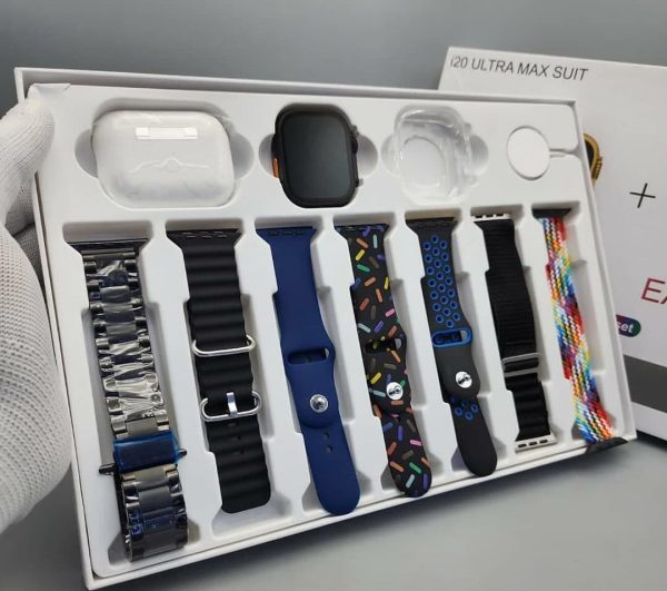 I20 Ultra Max Suit Smart Watch – 10-in-1 Box