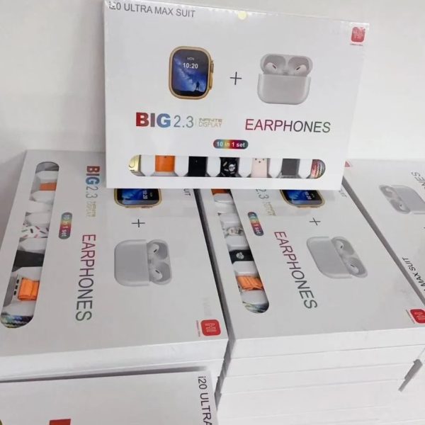 I20 Ultra Max Suit Smart Watch – 10-in-1 Box