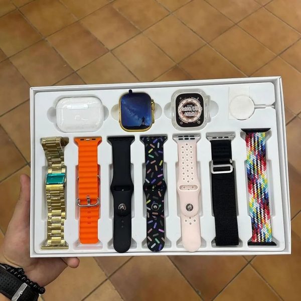 I20 Ultra Max Suit Smart Watch – 10-in-1 Box