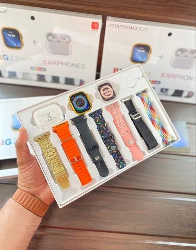 I20 Ultra Max Suit Smart Watch – 10-in-1 Box